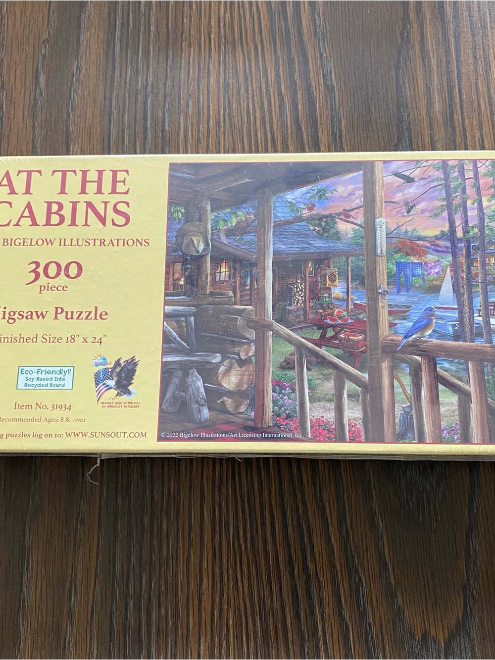 New Sunsout At The Cabin 300 Ct Puzzle